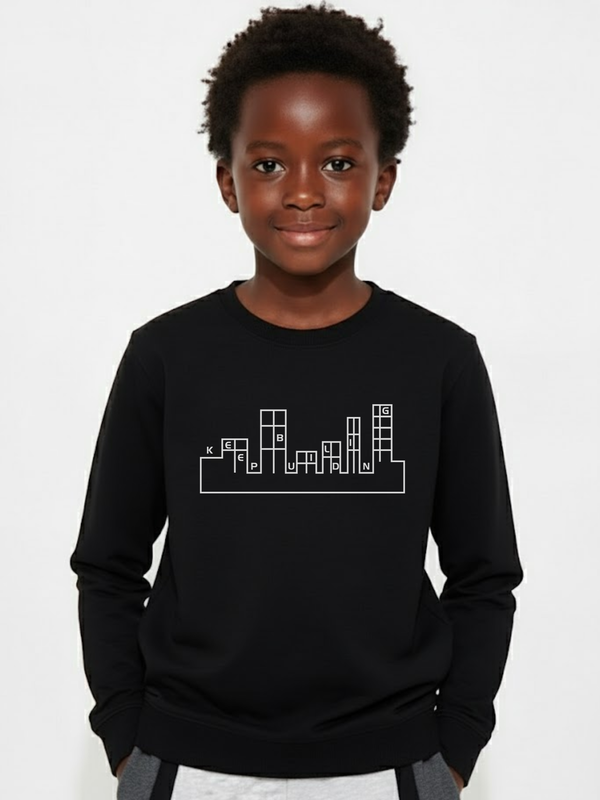 Keep Building- Kids - Sweatshirt